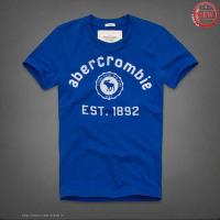 heren abercrombie korte tees est 1892 established new york blauw Kleren Tim 3h7yt129